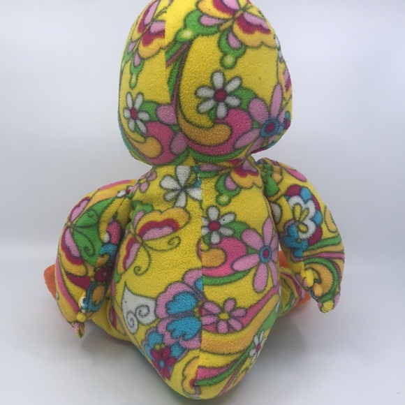 Plushalicious Paisley Colourful Sitting Duck 2011 Geoffrey Toys R Us - Picture 4 of 10